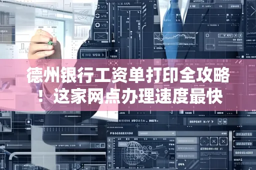 德州银行工资单打印全攻略！这家网点办理速度最快