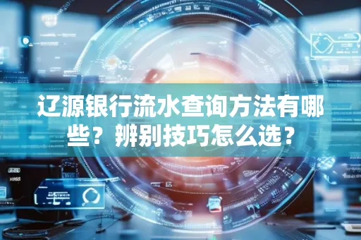 辽源银行流水查询方法有哪些?辨别技巧怎么选?